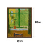 LUXORA 50/80/120cm Hand-Painted Oil Painting - Minimalist Abstract Canvas Capturing Gentle Motion and Warm Palette
