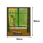 LUXORA 50/80/120cm Hand-Painted Oil Painting - Minimalist Abstract Canvas Capturing Gentle Motion and Warm Palette