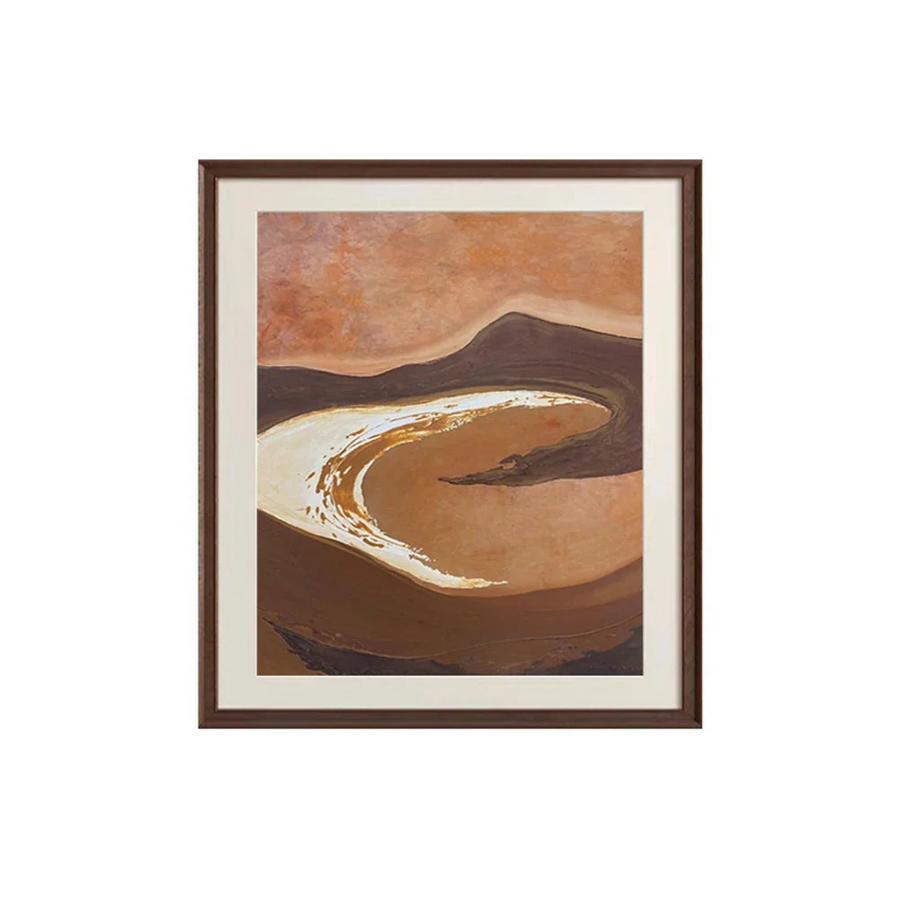 LUXORA 60/100/140cm Hand-Painted Oil Painting - Soft Colour Composition for Creating Calm and Refined Home Environments