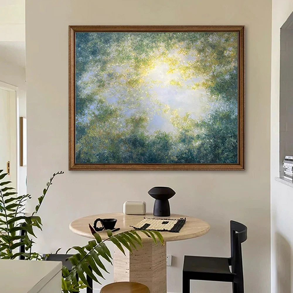LUXORA Hand Painted Abstract Calm and 50/80/120cm Elegant Composition Painting Smooth Hues with Oil Finish