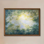 LUXORA Hand Painted Abstract Calm and 50/80/120cm Elegant Composition Painting Smooth Hues with Oil Finish