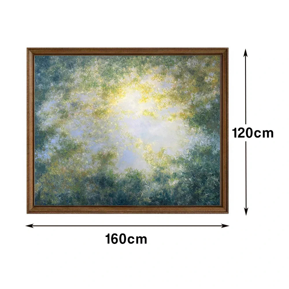 LUXORA Hand Painted Abstract Calm and 50/80/120cm Elegant Composition Painting Smooth Hues with Oil Finish