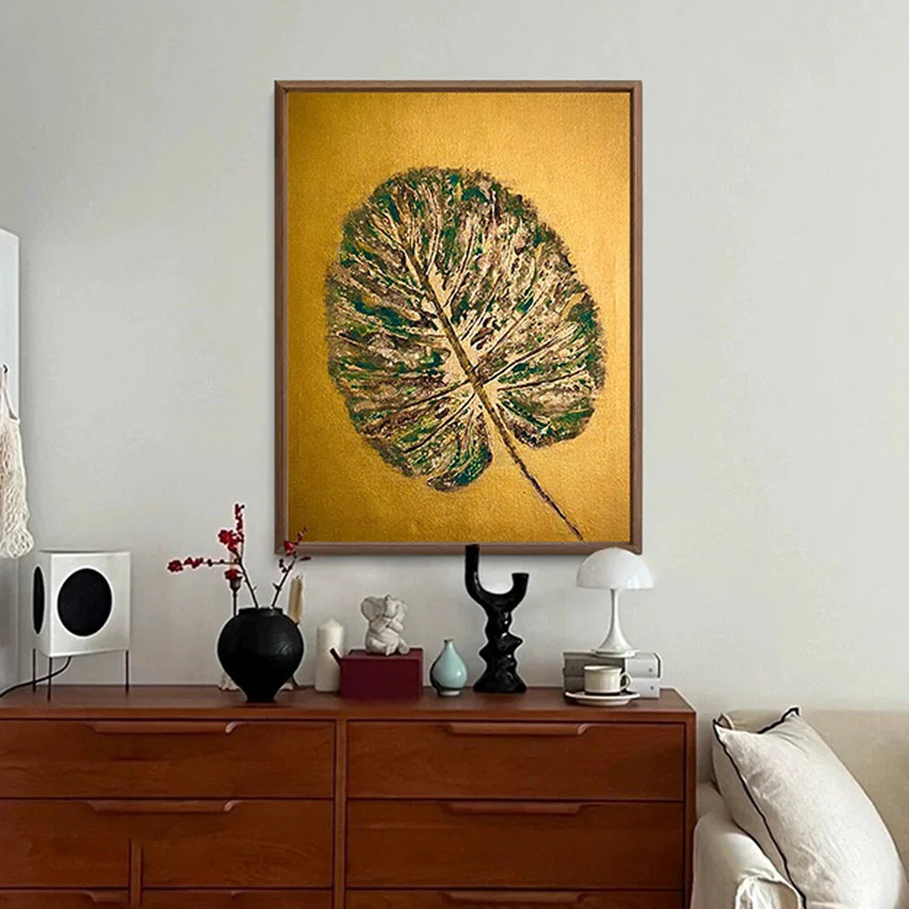 LUXORA Hand Wall Painting Minimalist Refined Piece and Painted Offering Oil Balanced 50/80/120cm Serenity Proportion