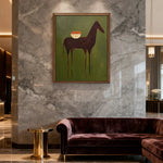 LUXORA Hand 50/80/120cm Creating Elegant and Painted Painting Relaxed a Design Minimalist Oil Abstract Look