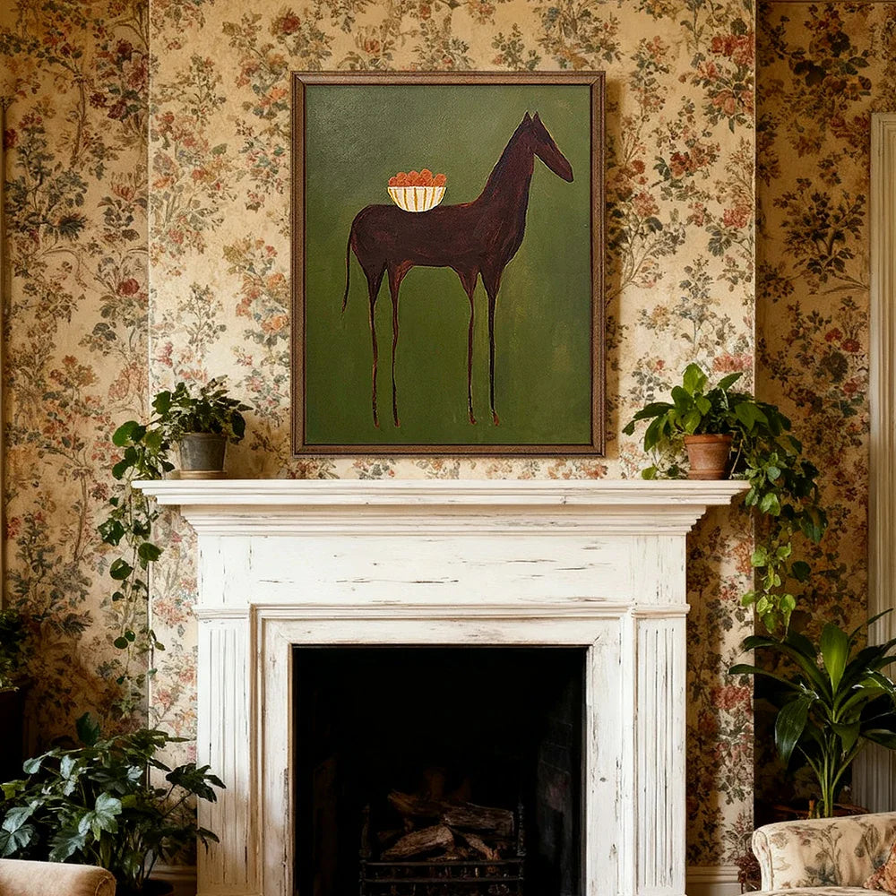 LUXORA Hand 50/80/120cm Creating Elegant and Painted Painting Relaxed a Design Minimalist Oil Abstract Look