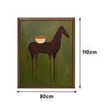 LUXORA Hand 50/80/120cm Creating Elegant and Painted Painting Relaxed a Design Minimalist Oil Abstract Look