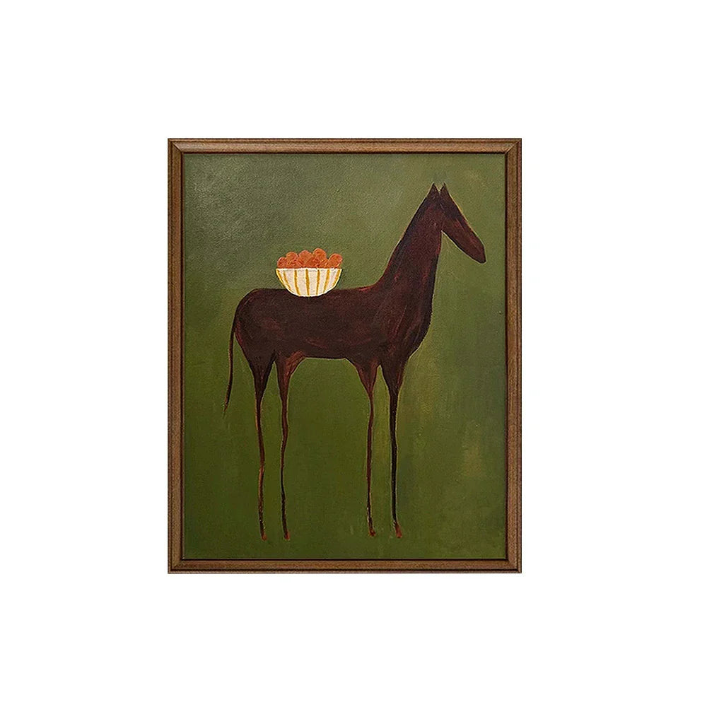 LUXORA Hand 50/80/120cm Creating Elegant and Painted Painting Relaxed a Design Minimalist Oil Abstract Look