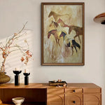 LUXORA Hand with and Painted Painting 50/80/120cm Smooth Contemporary Finish Art Elegant Simple Canvas Oil Design