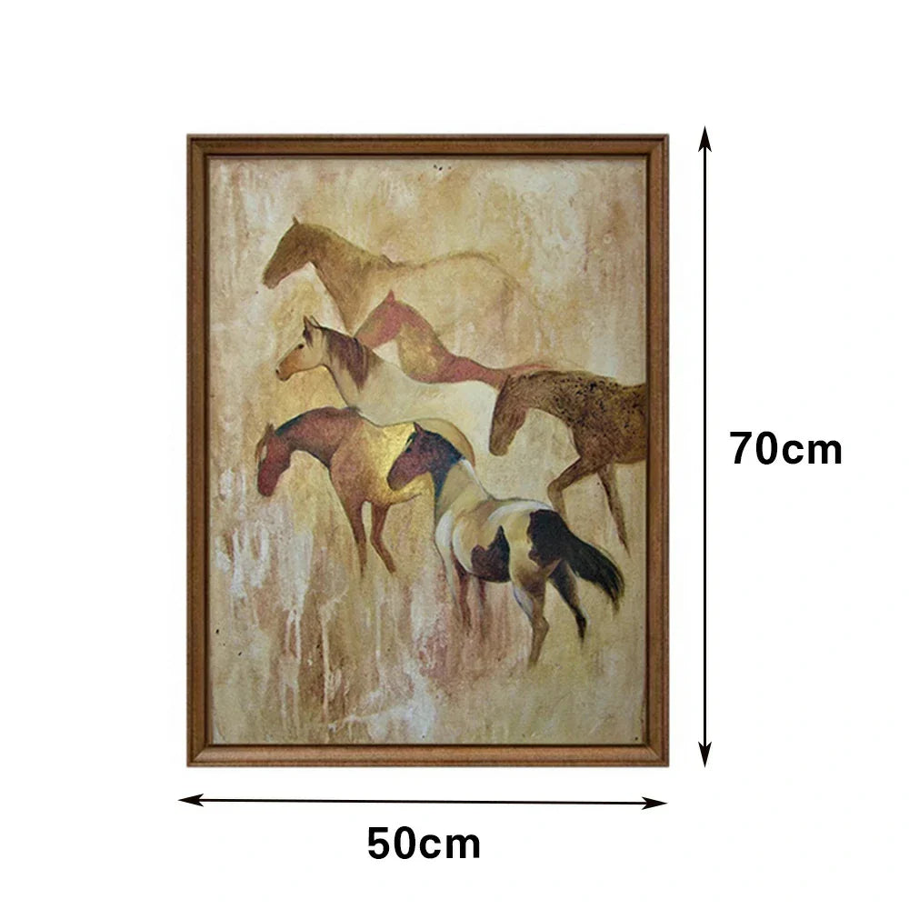 LUXORA Hand with and Painted Painting 50/80/120cm Smooth Contemporary Finish Art Elegant Simple Canvas Oil Design