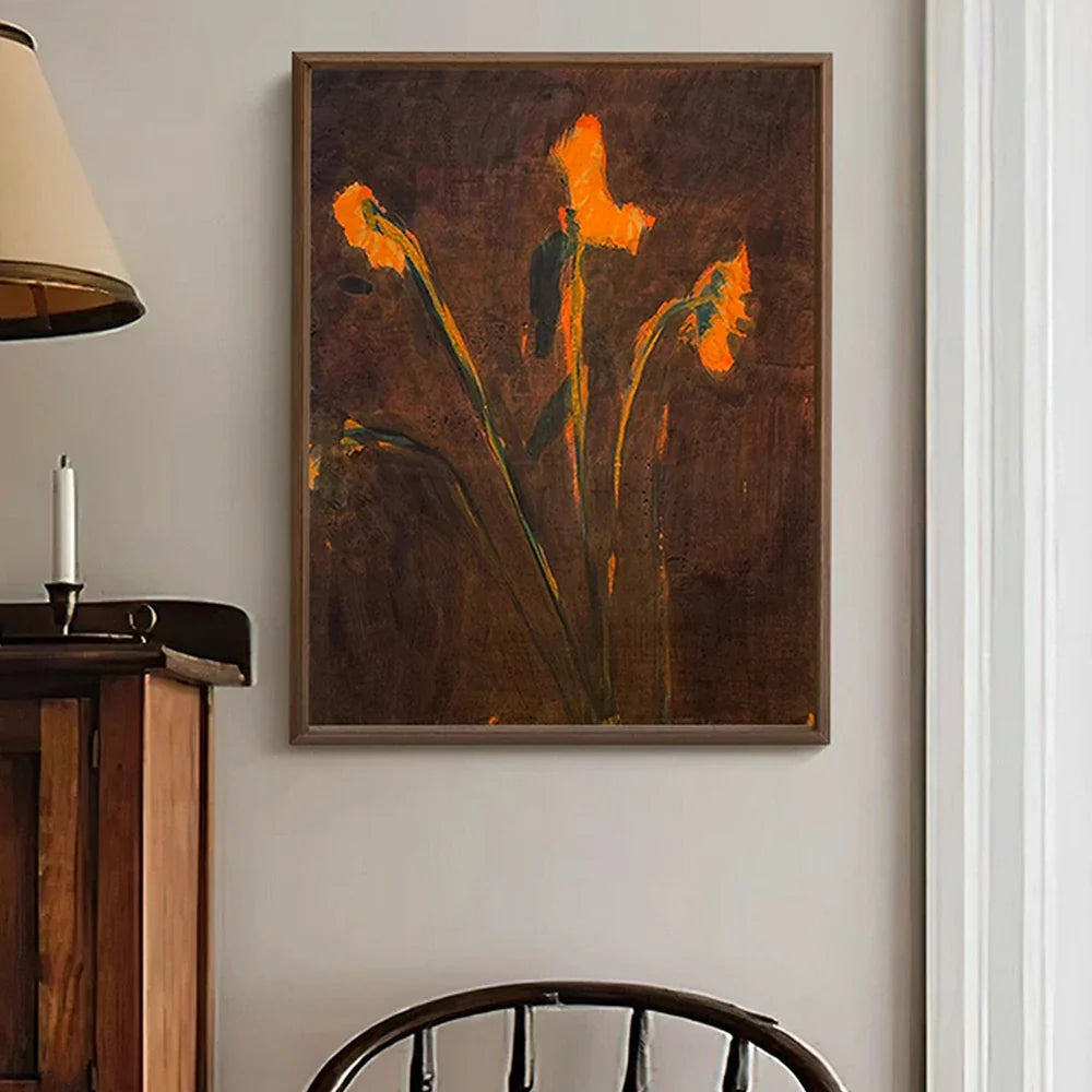 LUXORA Hand Subtle Painted and Offering Oil Contemporary Art Timeless Canvas Painting 50/80/120cm Detail Style