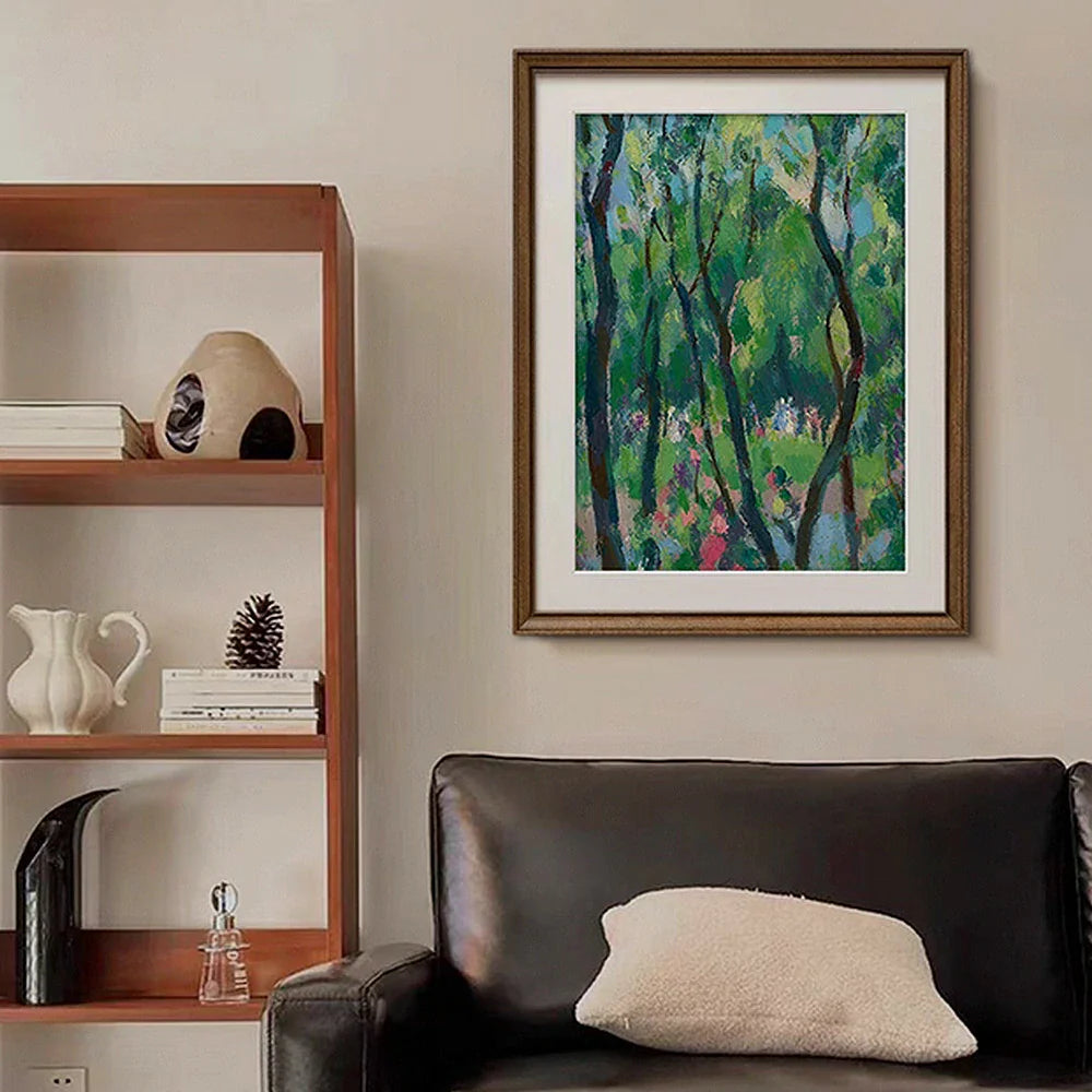 LUXORA Hand with a 50/80/120cm Calm Elegant Painted for Abstract Oil Painting Living Canvas Palette Muted Atmosphere