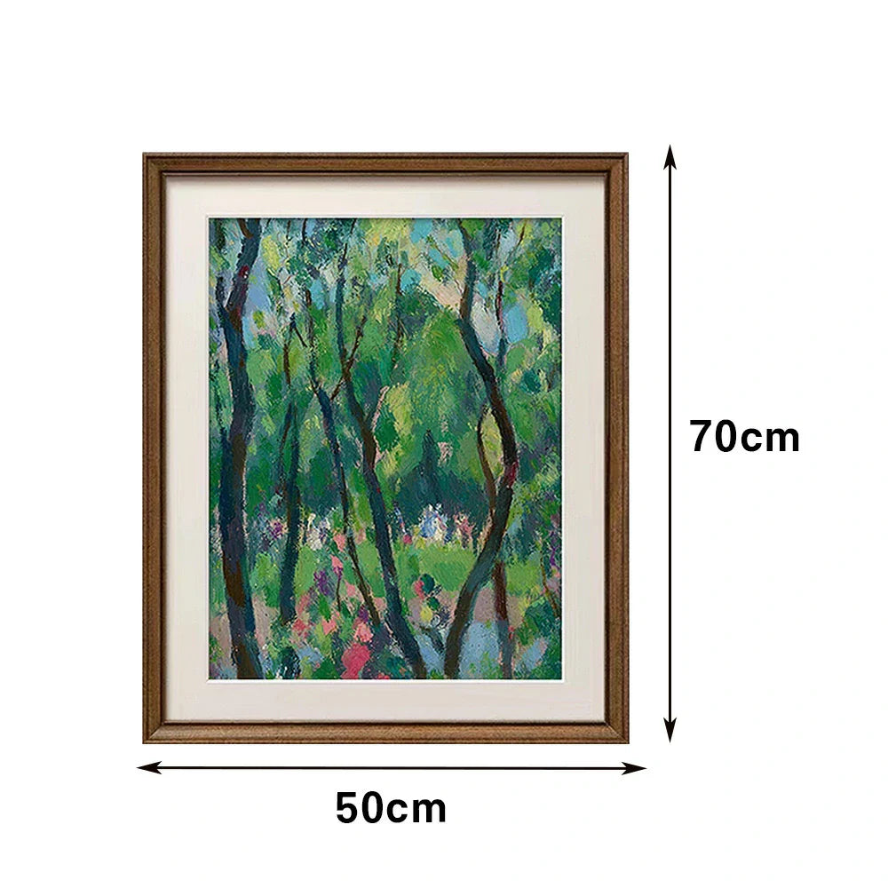 LUXORA Hand with a 50/80/120cm Calm Elegant Painted for Abstract Oil Painting Living Canvas Palette Muted Atmosphere