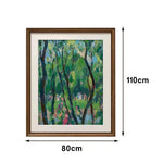 LUXORA Hand with a 50/80/120cm Calm Elegant Painted for Abstract Oil Painting Living Canvas Palette Muted Atmosphere