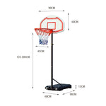 DUNK MASTER Ring Basketball M014 System Basketball Stand Portable Hoop Ironman