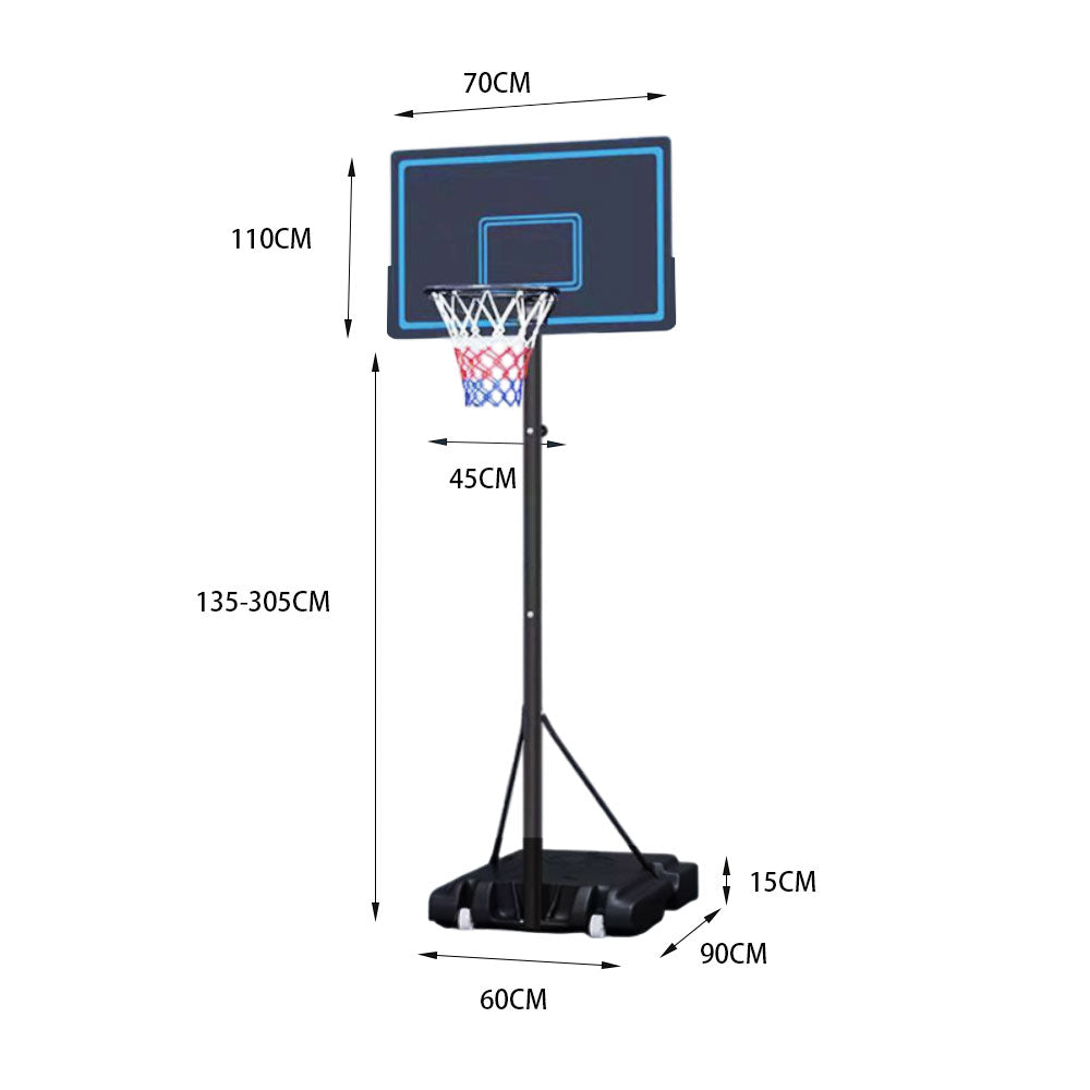 DUNK MASTER System Portable Hoop M016 Stand Ring Basketball Basketball Ironman