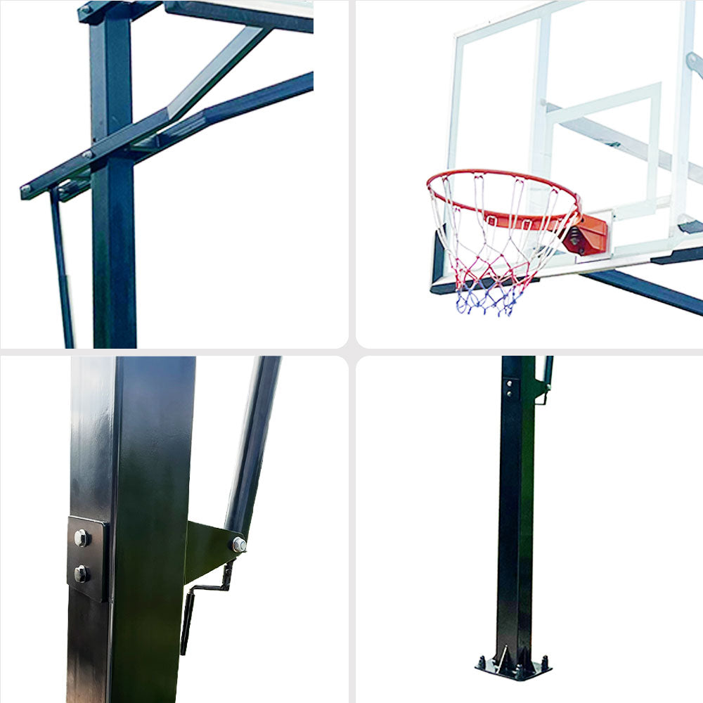 DUNK MASTER Basketball Ring M023 Duty Heavy System Ground Basketball In Hoop Stand Ironman Professional