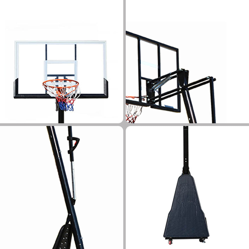 DUNK MASTER Basketball Portable Ring Hoop M024S Stand System Basketball Ironman
