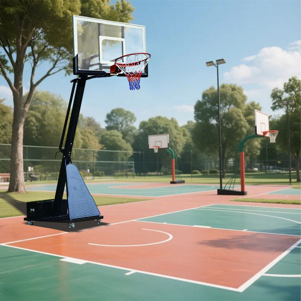DUNK MASTER Ring Hoop System Portable Stand Basketball M028 Basketball Ironman