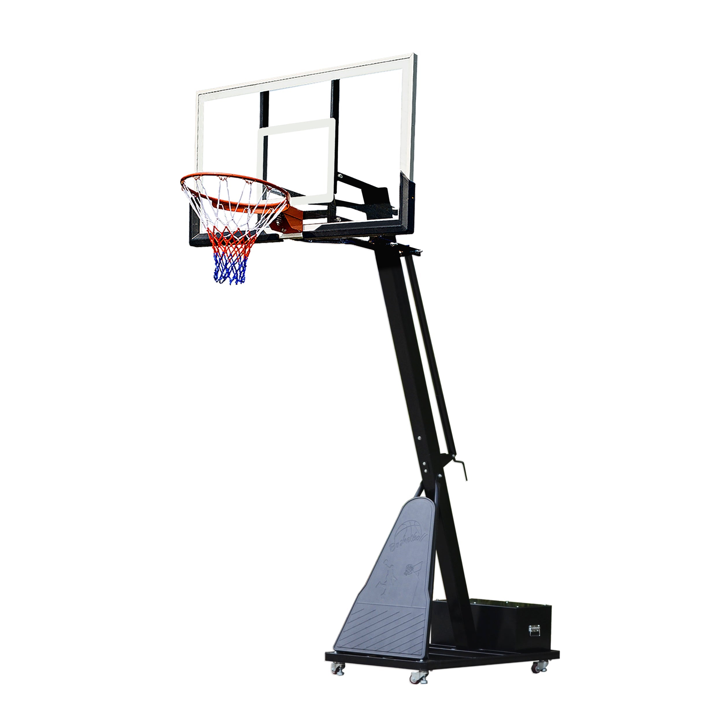 DUNK MASTER Ring Hoop System Portable Stand Basketball M028 Basketball Ironman