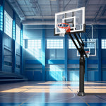 DUNK MASTER Heavy Ironman M029 System Duty Hoop Basketball Basketball Stand In Ring Ground Professional