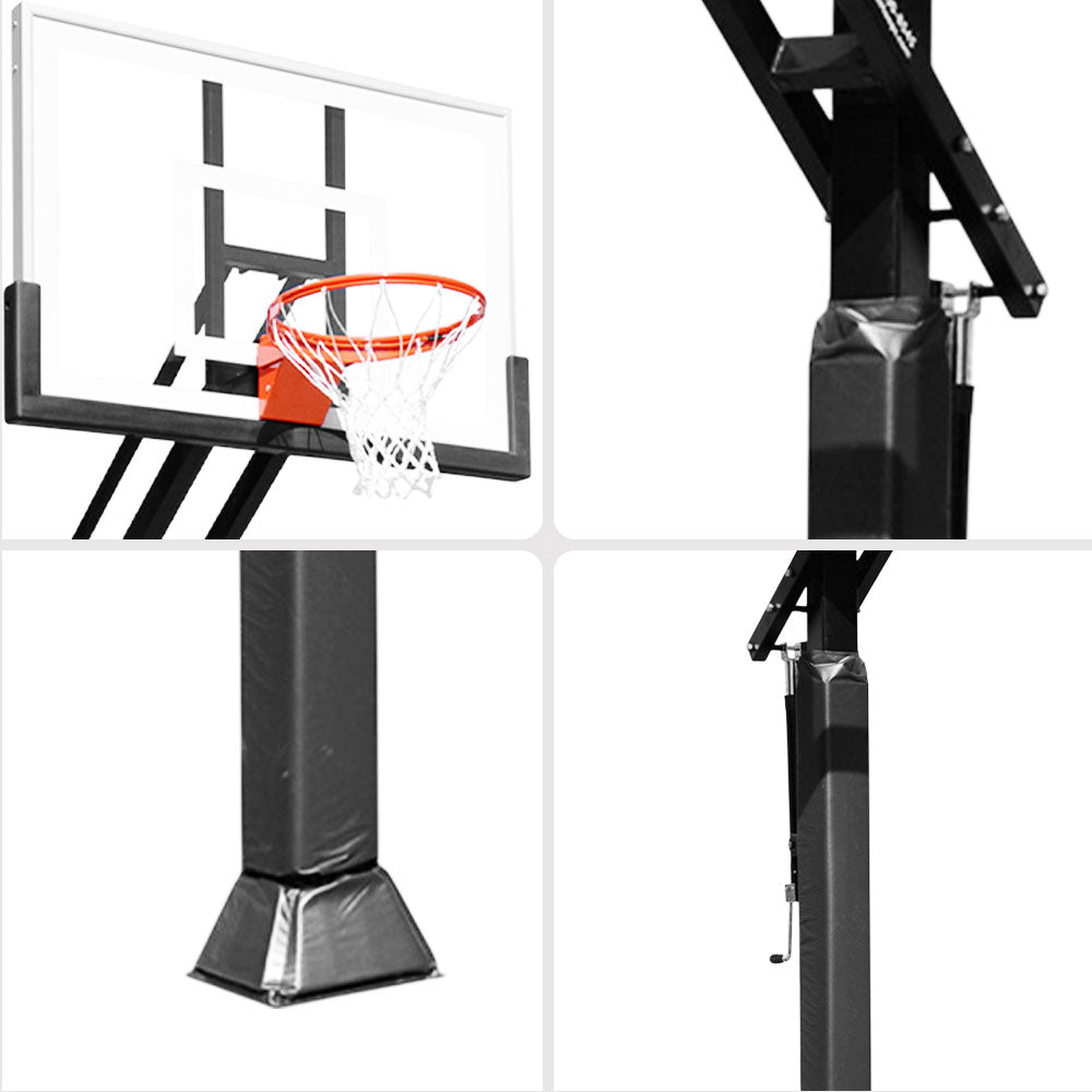 DUNK MASTER Heavy Ironman M029 System Duty Hoop Basketball Basketball Stand In Ring Ground Professional
