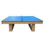 CUETIQ 8FT Pool Simple Table/ Billiards 3-IN-1 Dining Table/ with Pingpong Table Modern Table/ Free Accessories