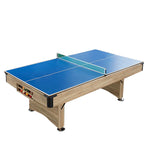 CUETIQ P038 Table Tennis Table / Pool Pool Table Table Billiards Game Table 3-IN-1 / 7FT Snooker Foldable Dining Table