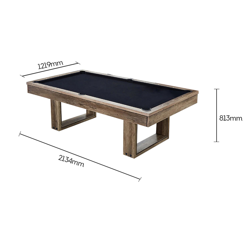 CUETIQ 7FT Table/ Billards Pool Table/ With Modern Table/ Table Dining Free 3-IN-1 Pingpong Simple Accessories