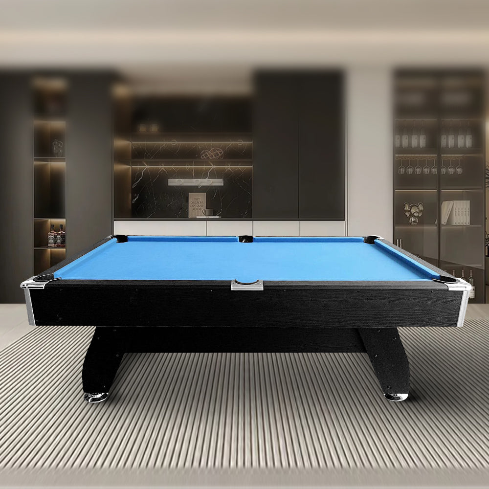 CUETIQ 7FT Table Accessories with Pack - Pool Snooker Billiard Black MDF Frame