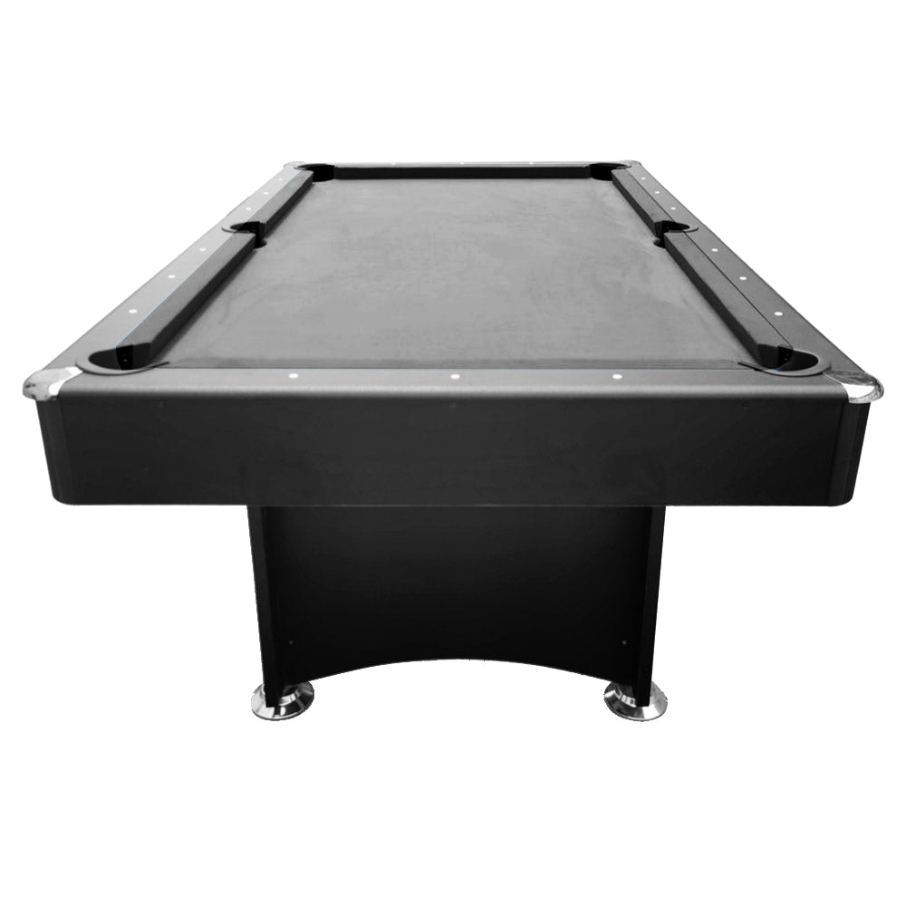 CUETIQ Modern - 7FT Table Snooker Black Accessories With Design Frame Pool Table Free Billiard Black