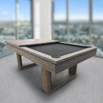 CUETIQ 7FT Table/ Billards Pool Table/ With Modern Table/ Table Dining Free 3-IN-1 Pingpong Simple Accessories