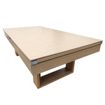 CUETIQ 8FT Pool Simple Table/ Billiards 3-IN-1 Dining Table/ with Pingpong Table Modern Table/ Free Accessories