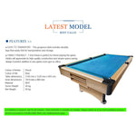 CUETIQ P038 Table Tennis Table / Pool Pool Table Table Billiards Game Table 3-IN-1 / 7FT Snooker Foldable Dining Table