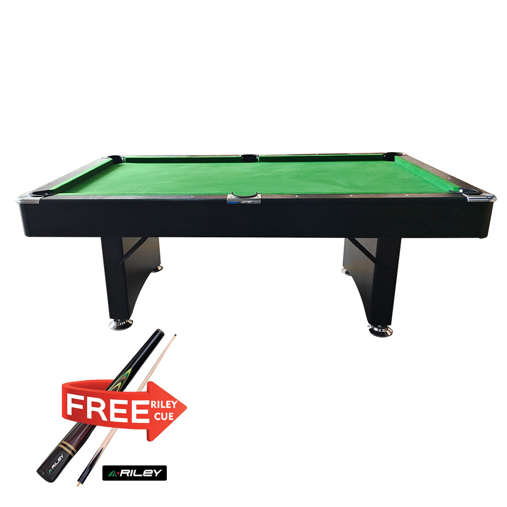 CUETIQ P038 Black / MDF Foldable Billiard 7FT Table Option, Fixed - Frame