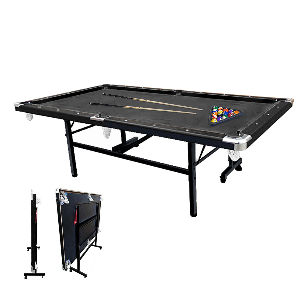 CUETIQ 7FT For Small Free Table Billiard Table Pool Accessory Foldable Room