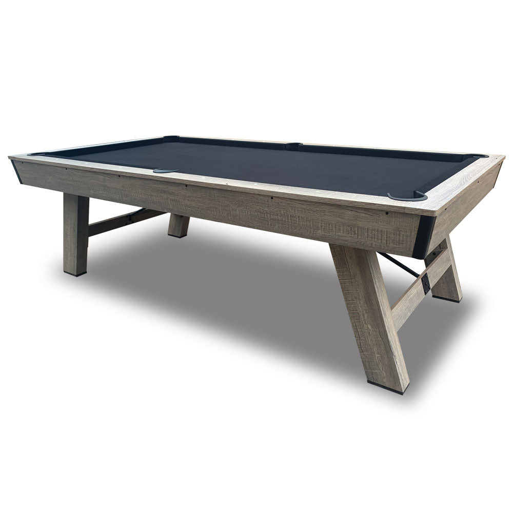 CUETIQ LM 7FT Frame Free Snooker Mist Black MDF / Silver / Table Billiards Pool Felt Gift