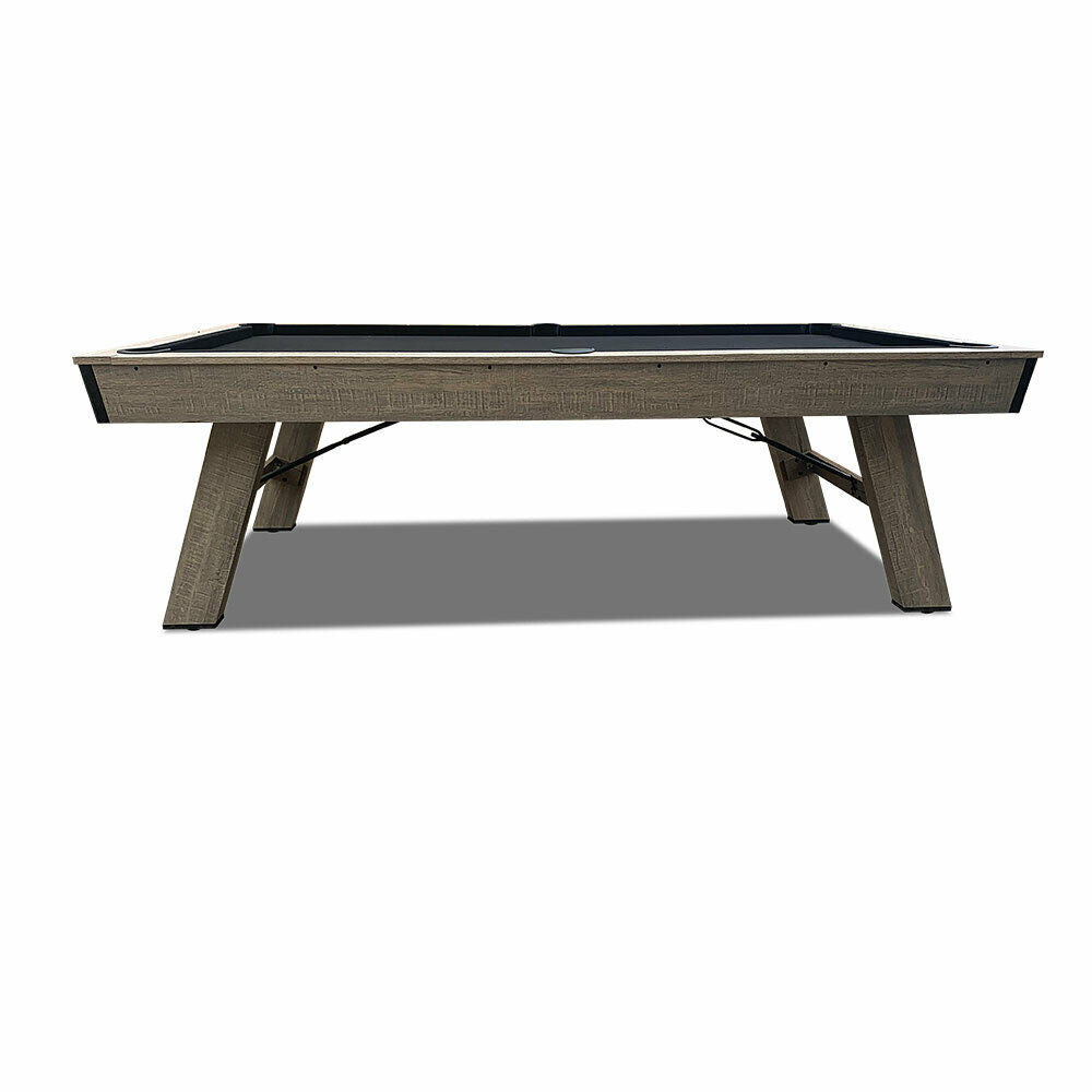 CUETIQ LM 7FT Frame Free Snooker Mist Black MDF / Silver / Table Billiards Pool Felt Gift