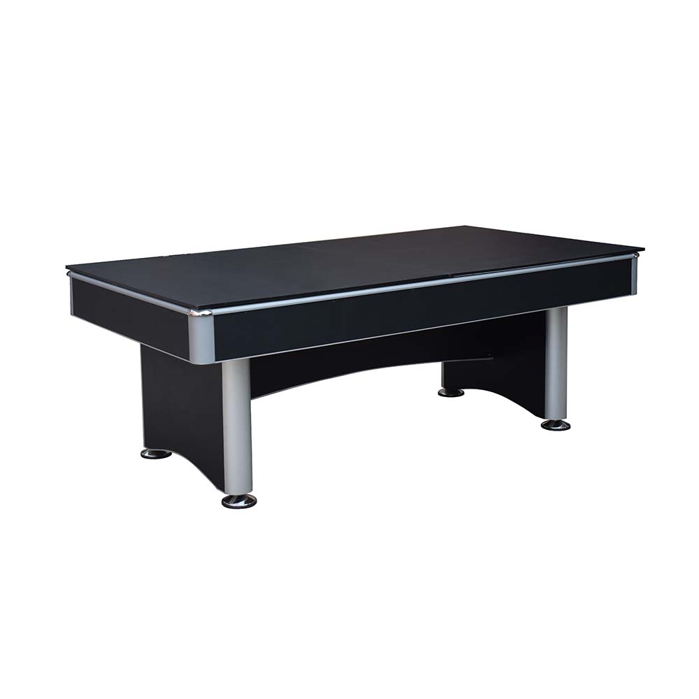 CUETIQ 7FT 3-IN-1 Table/Table MDF Table/Dining Pool Tennis Table-Black