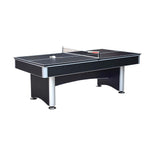 CUETIQ 7FT 3-IN-1 Table/Table MDF Table/Dining Pool Tennis Table-Black