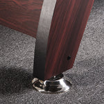 CUETIQ 8FT MDF Walnut with Snooker Frame Pool Table Accessories Billiard Pack