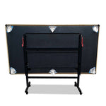 CUETIQ 8FT Pool Small Table for Accessory Billiard Free Felt Blue/Red/Green/Black Table Foldable Room