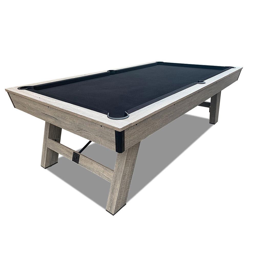 CUETIQ LM 7FT Frame Free Snooker Mist Black MDF / Silver / Table Billiards Pool Felt Gift