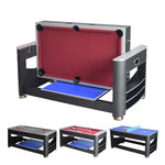 VERSA 6FT Tennis Table/Air 3-IN-1 Pool Hockey Table/Table MDF Black Frame