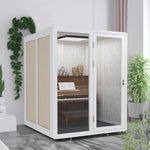 MODERA BLF17 Light - White Soundproof 1.8X1.8m Booth w/ Movable Indoor