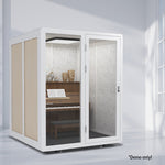 MODERA BLF17 Light - White Soundproof 1.8X1.8m Booth w/ Movable Indoor