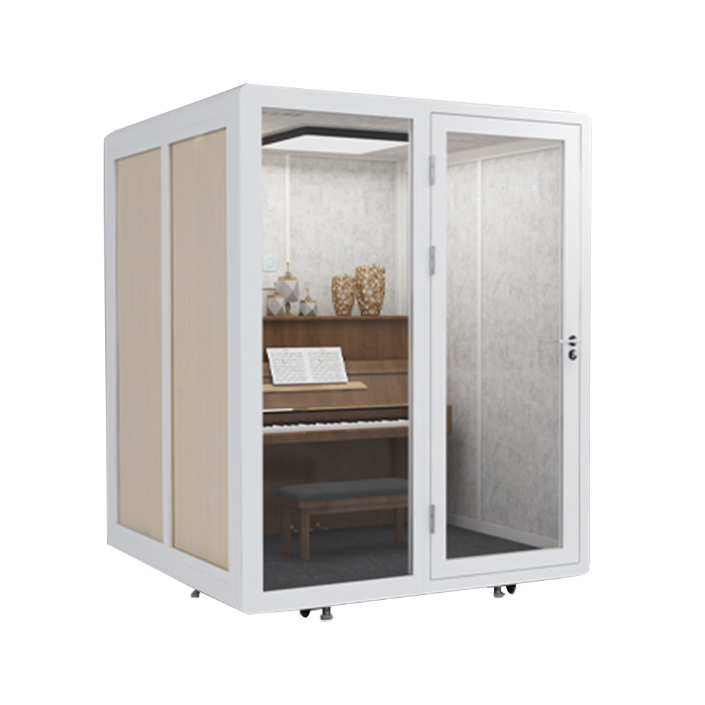 MODERA BLF17 Light - White Soundproof 1.8X1.8m Booth w/ Movable Indoor