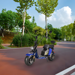 GLIDER HALLEY MY More Cruise M718 Electric 25km/h 12-20AH 48V Battery Motorbike/Motorcycle/Scooter 1000W at Power Unlock - Lithium (Details Inside)*