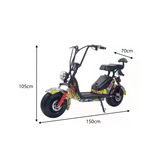 GLIDER HALLEY 12-20AH - Lithium Electric X17 Battery More 25km/h (Details Power at 1000W Cruise Unlock Motorbike/Motorcycle/Scooter MY 48V Inside)*
