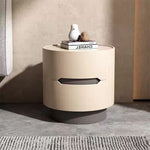 LIVARA NT1005 Rails Drawer Bedside Soft-Close Wood Cream-Style Solid Table