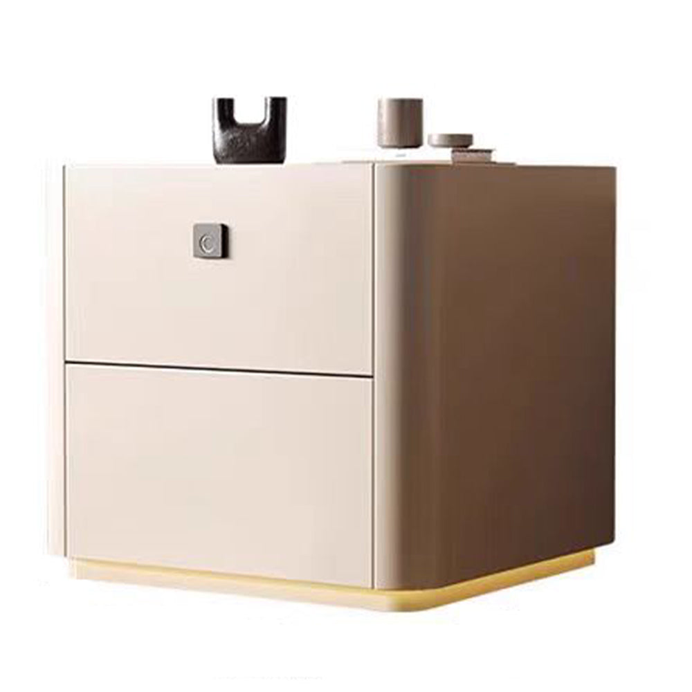 LIVARA NT1043 Light Wood Fingerprint Bedside Lock-Solid Sensor Table